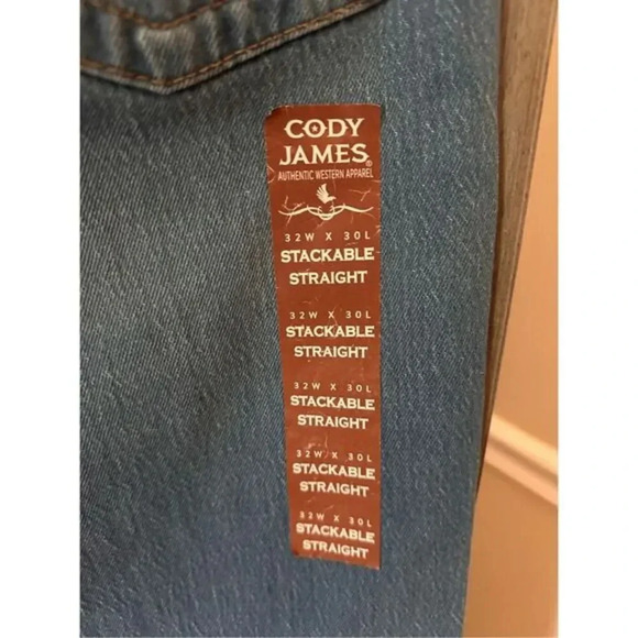 Cody James Lightwash  Size 32/30 Stackable Straight NWT - Picture 4 of 6